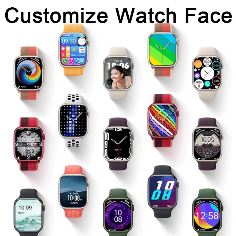 Original Smart Watch I8 Pro Max Series 8 Phone Call Custom Watch Face Sport Waterproof Women Man Wireless Charging Smart Watch