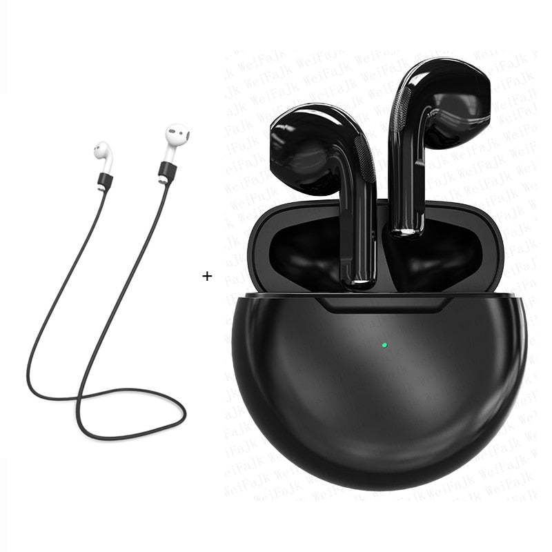 Original Air Pro 6 TWS Earphones Bluetooth Wireless In Ear Earpod Earbuds Pod Headset For Xiaomi Android Apple iPhone Headphones